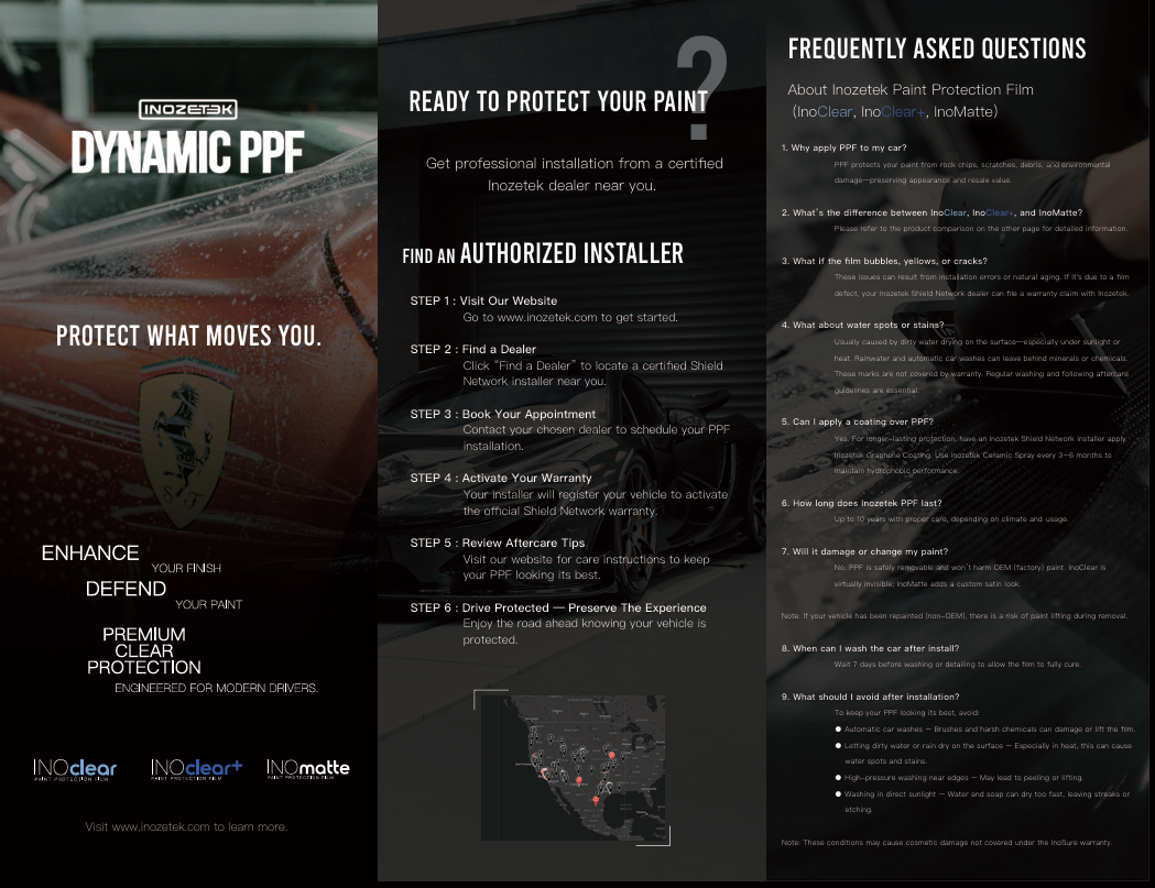 INOCLEAR Tri-Fold Brochure (PACK OF 10)