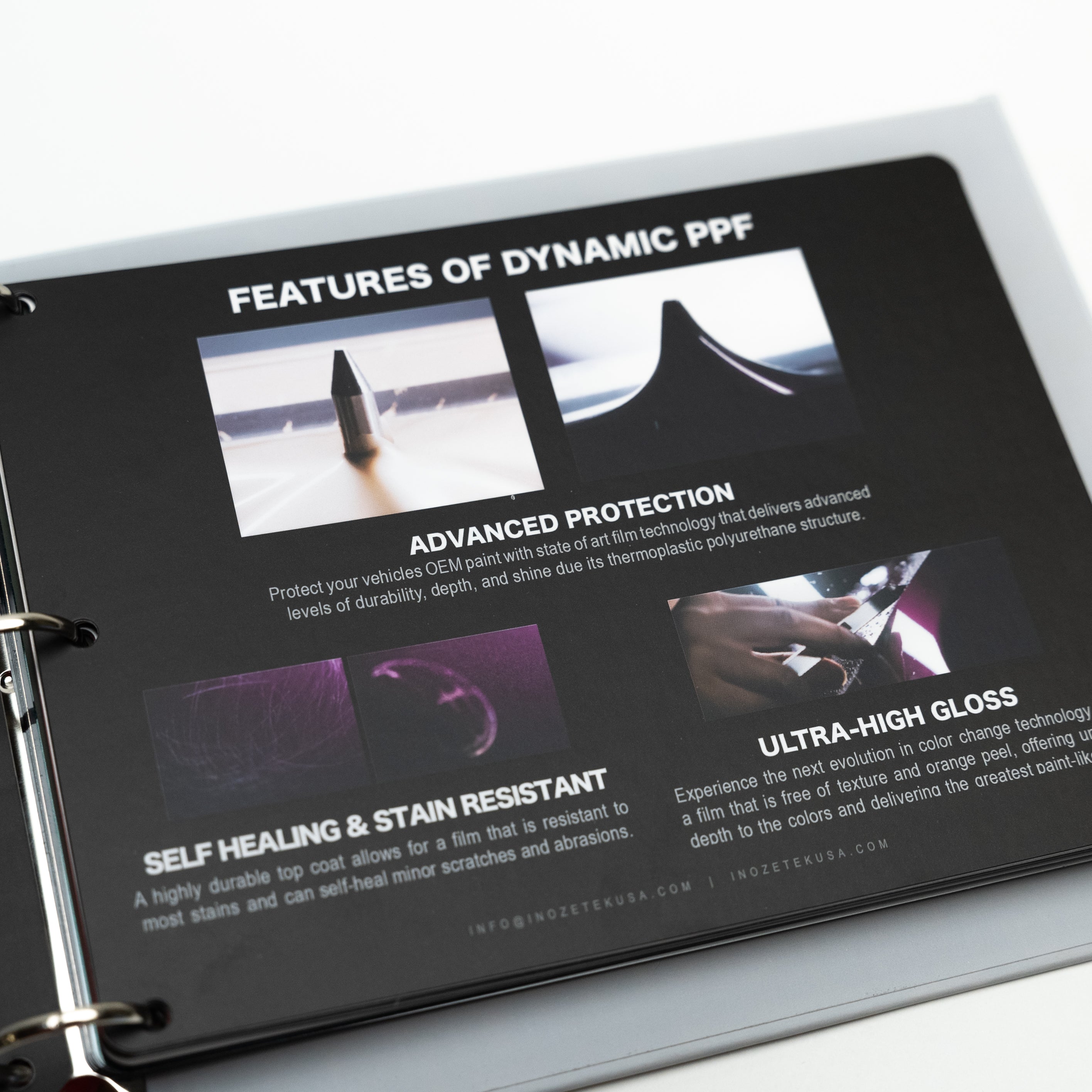 Dynamic PPF Swatch Booklet