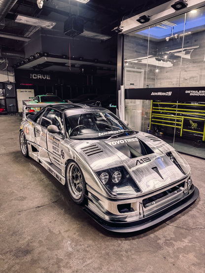 FK101 - Cyber Steal (Silver Chrome Brushed) Dynamic PPF [Dry Apply]