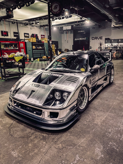 FK101 - Cyber Steal (Silver Chrome Brushed) Dynamic PPF [Dry Apply]