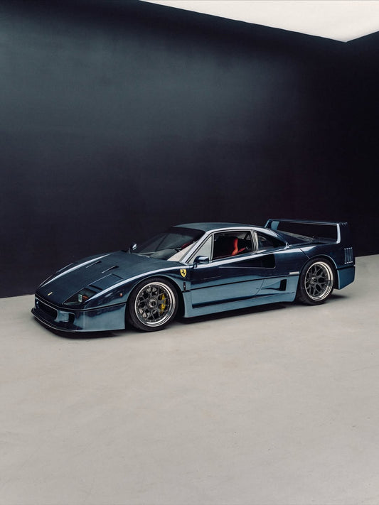 FK102 - Blue Steal (Blue Chrome Brushed) Dynamic PPF [Dry Apply]