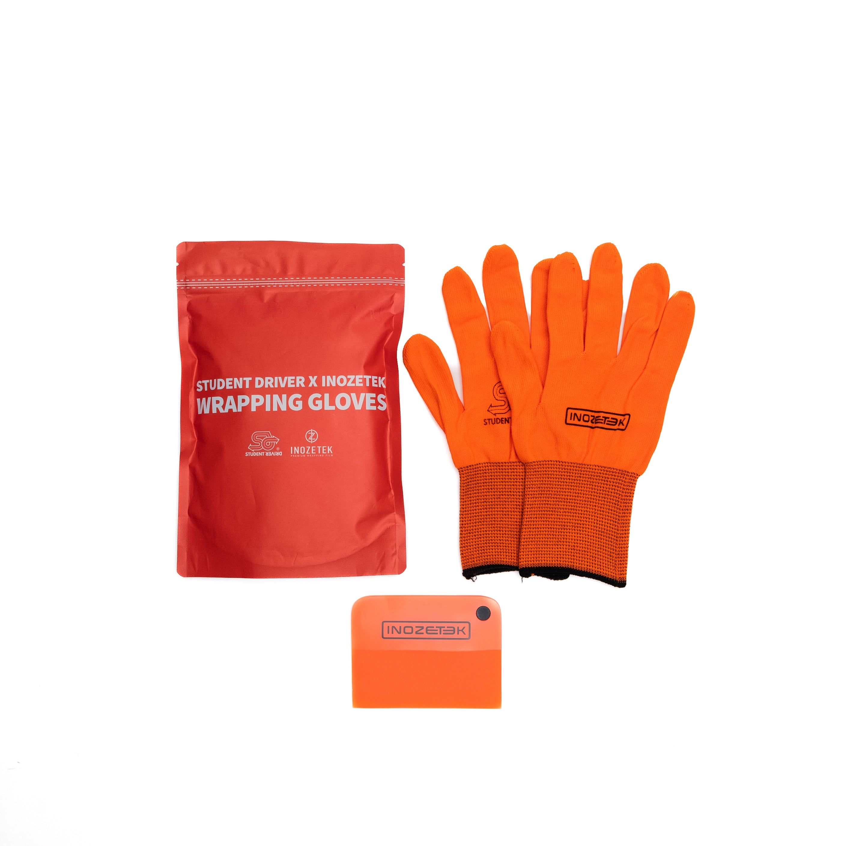 Inozetek x Student Driver PPF Squeegee + Wrap Glove Set