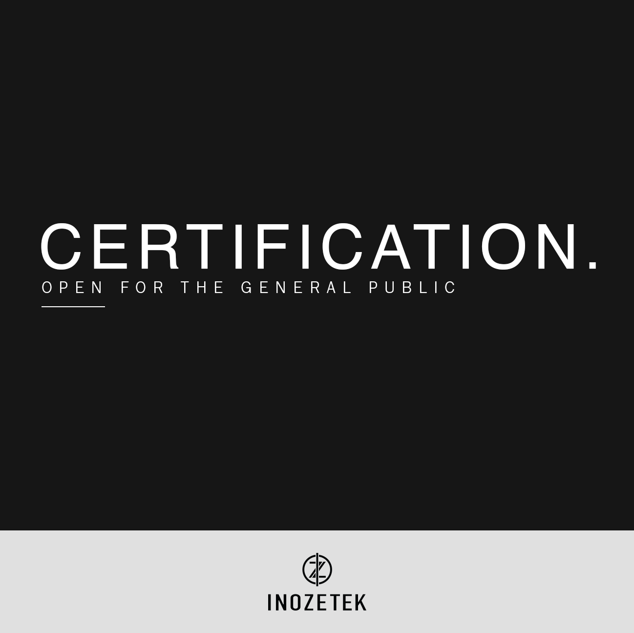 Certification Training Class - Inozetek USA