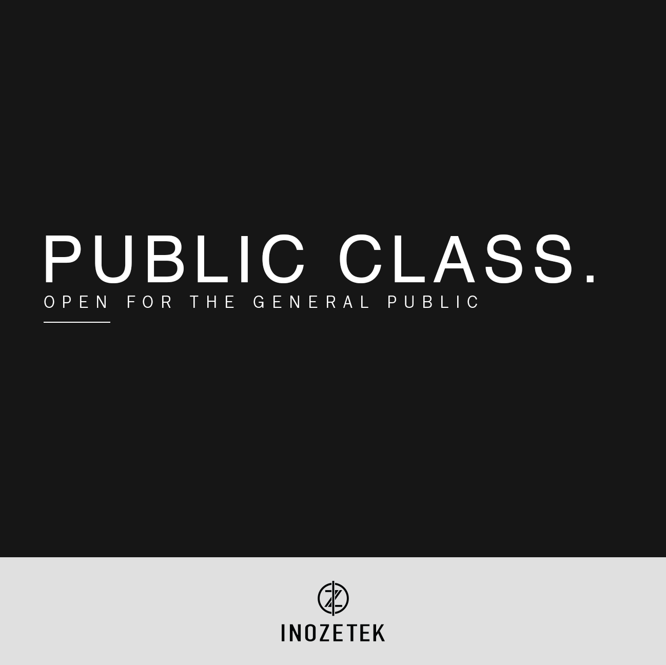 Public Training Class - Inozetek USA