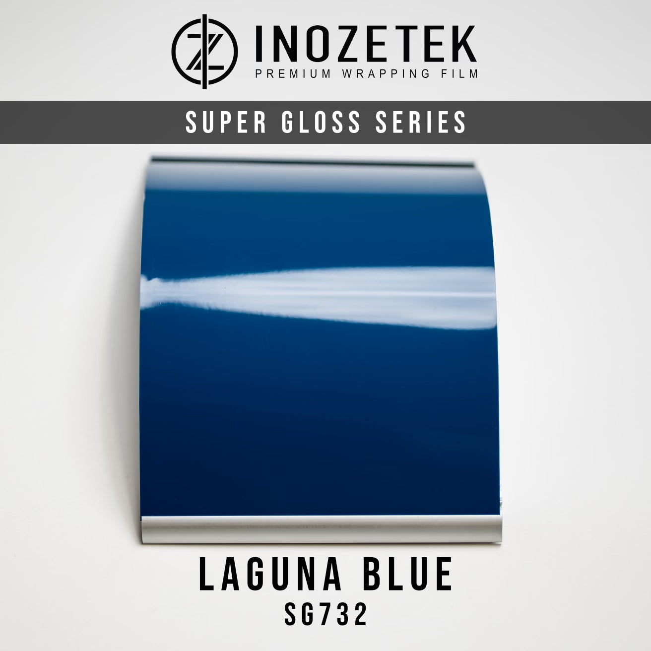 High Glossy Laguna Blue Vinyl Wrap